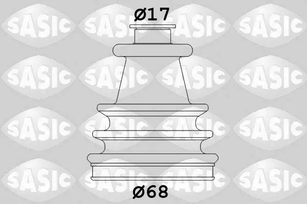 комплект маншон, полуоска SASIC               