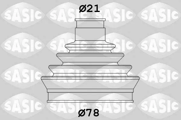 комплект маншон, полуоска SASIC               