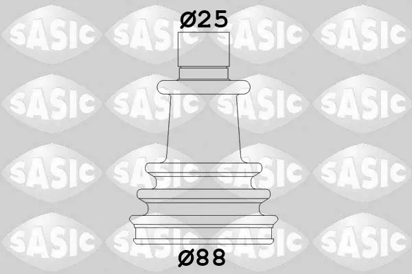 комплект маншон, полуоска SASIC               