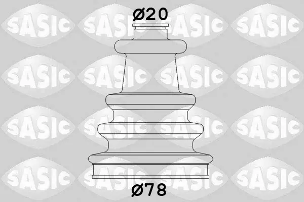 комплект маншон, полуоска SASIC               