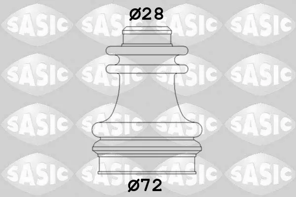 комплект маншон, полуоска SASIC               
