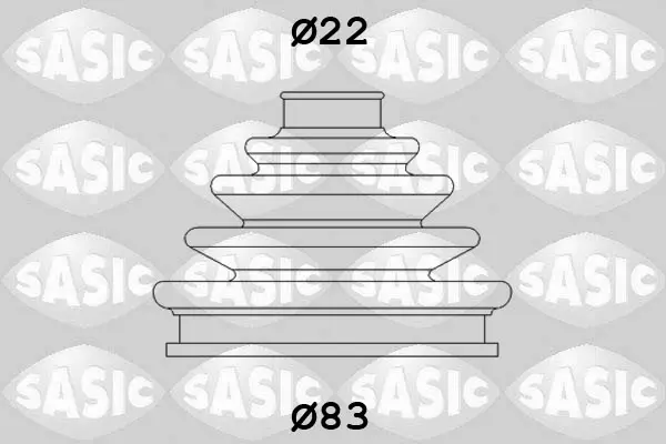 комплект маншон, полуоска SASIC               