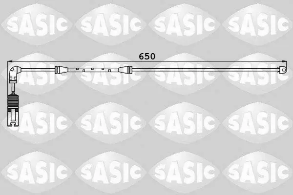 предупредителен контактен сензор, износване на накладките SASIC               