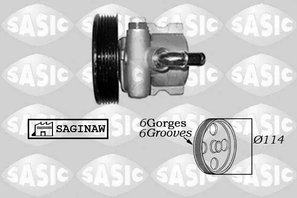 хидравлична помпа, кормилно управление SASIC               