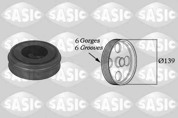 ремъчна шайба, колянов вал SASIC               