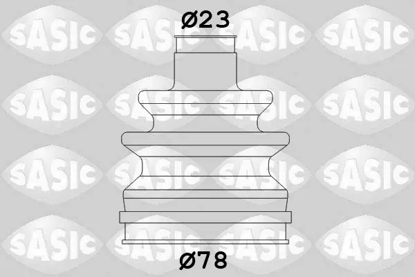 комплект маншон, полуоска SASIC               