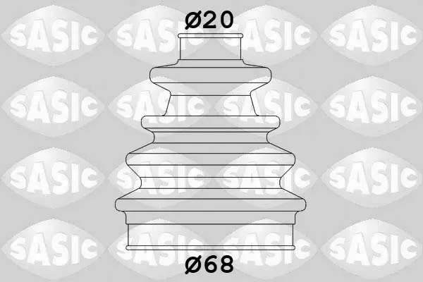 комплект маншон, полуоска SASIC               