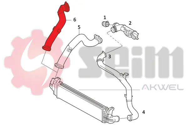 въздуховод за турбината SEIM                
