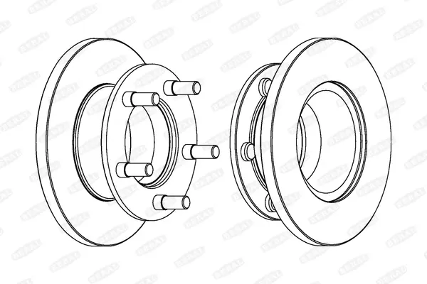 спирачен диск BERAL               