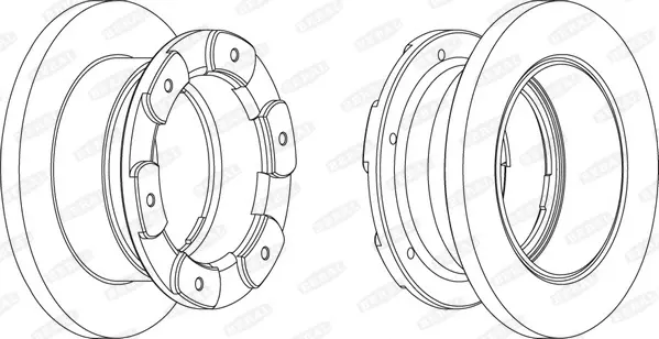 спирачен диск BERAL               