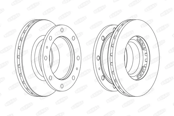 спирачен диск BERAL               