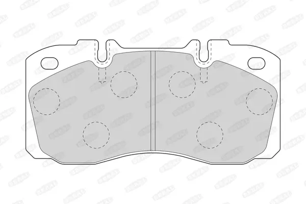 комплект спирачно феродо, дискови спирачки BERAL               