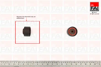 паразитна- водеща ролка, зъбен ремък FAI AutoParts       