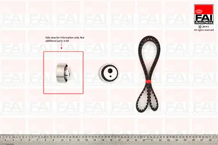 комплект ангренажен ремък FAI AutoParts       