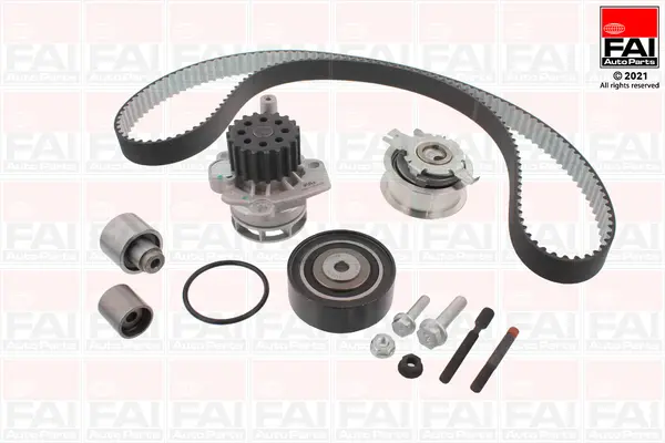 водна помпа+ к-кт ангренажен ремък FAI AutoParts       