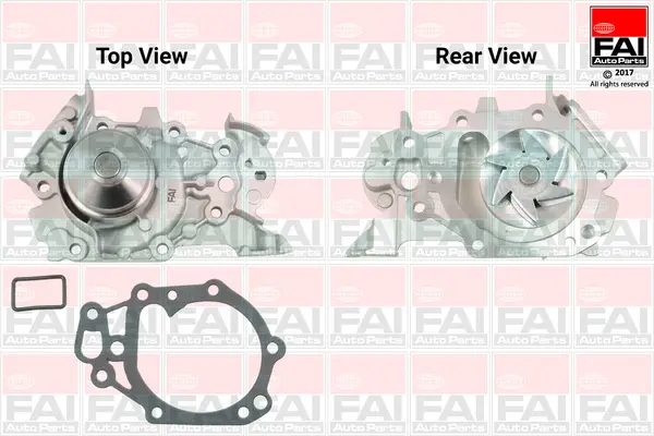 Водна помпа, охлаждане на двигателя FAI AutoParts