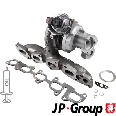 турбина, принудително пълнене с въздух JP GROUP            