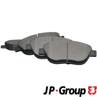 Комплект спирачно феродо, дискови спирачки JP GROUP