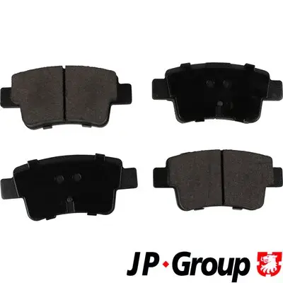 Комплект спирачно феродо, дискови спирачки JP GROUP