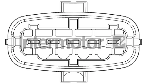 Дебитомер за HYUNDAI H-1 (бордова) платформа/ шаси 2.5 CRDi 19824-M INTERMOTOR          