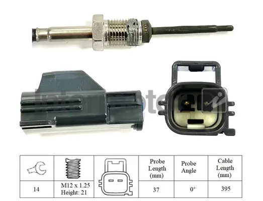 датчик, температура на изгорелите газове INTERMOTOR          