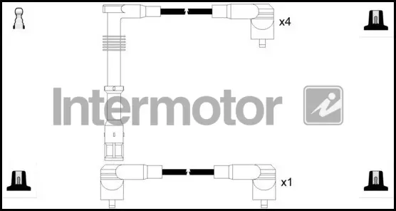 комплект запалителеи кабели INTERMOTOR          