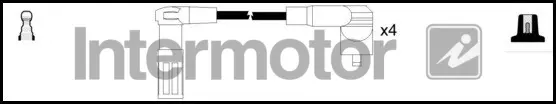 комплект запалителеи кабели INTERMOTOR          