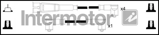 комплект запалителеи кабели INTERMOTOR          