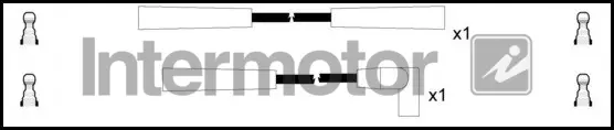 комплект запалителеи кабели INTERMOTOR          