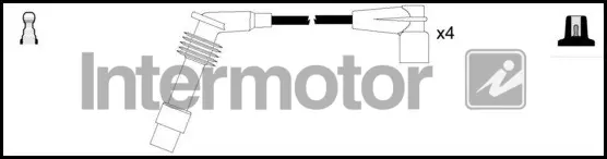 комплект запалителеи кабели INTERMOTOR          