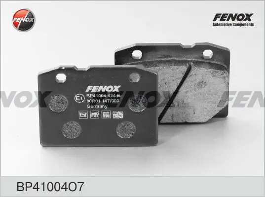 Комплект спирачно феродо, дискови спирачки FENOX