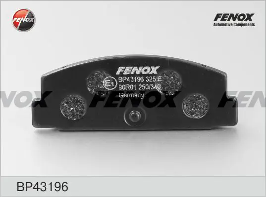 комплект спирачно феродо, дискови спирачки FENOX               