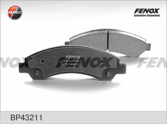 комплект спирачно феродо, дискови спирачки FENOX               