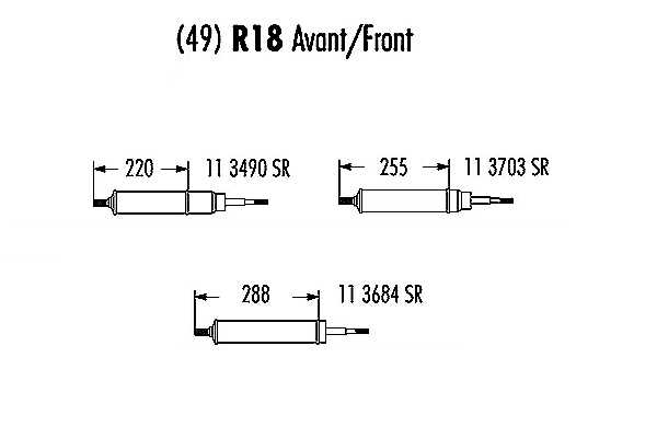 амортисьор RECORD FRANCE       