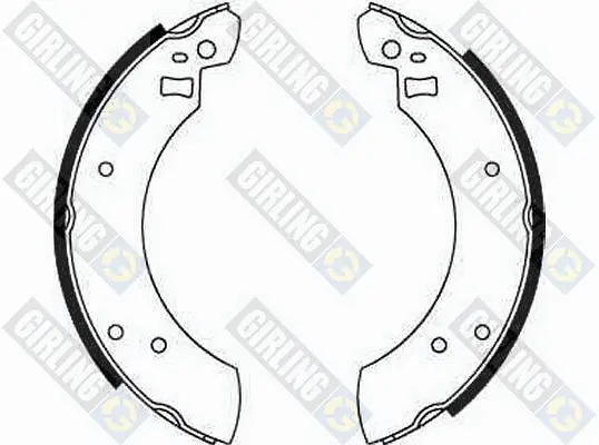 комплект спирачна челюст GIRLING             