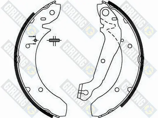 комплект спирачна челюст GIRLING             