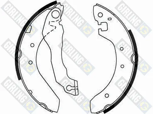 комплект спирачна челюст GIRLING             