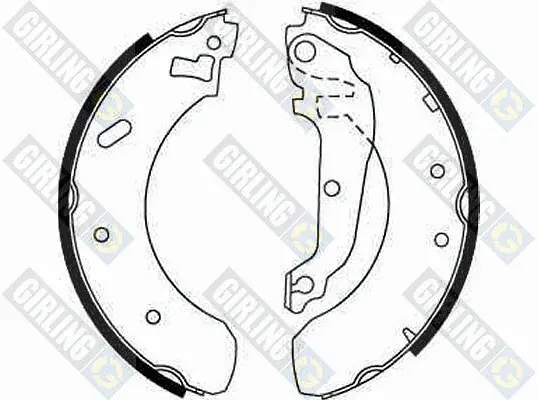 комплект спирачна челюст GIRLING             