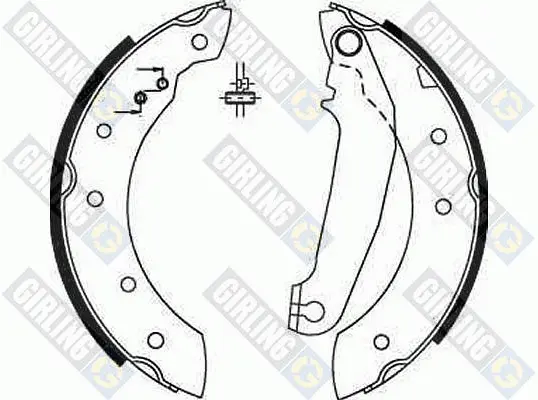 комплект спирачна челюст GIRLING             