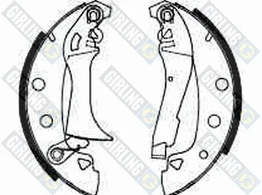 комплект спирачна челюст GIRLING             