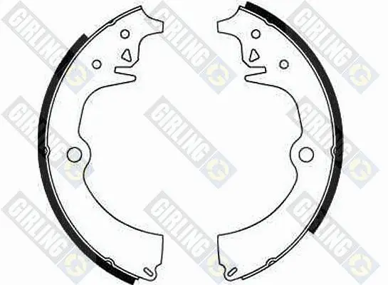 комплект спирачна челюст GIRLING             