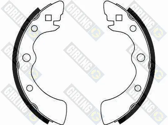 комплект спирачна челюст GIRLING             