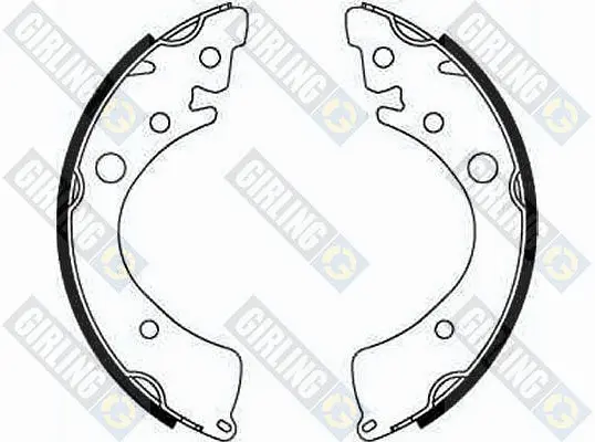 комплект спирачна челюст GIRLING             