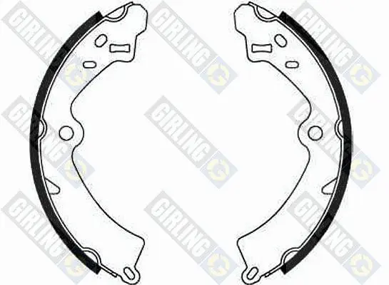 комплект спирачна челюст GIRLING             