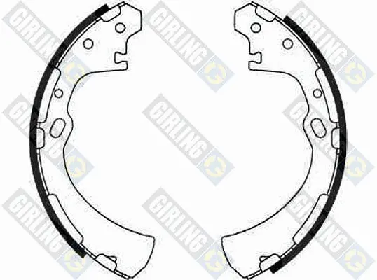 комплект спирачна челюст GIRLING             