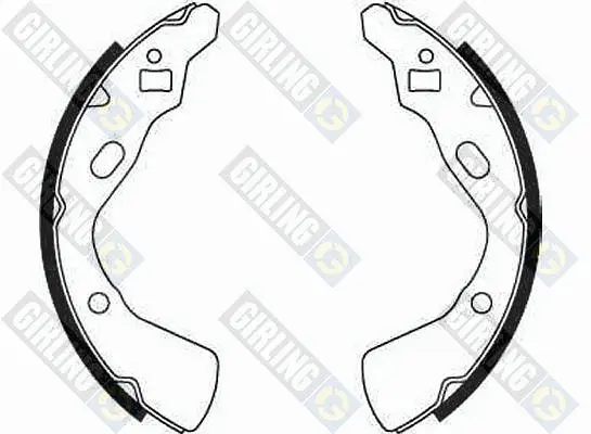 комплект спирачна челюст GIRLING             