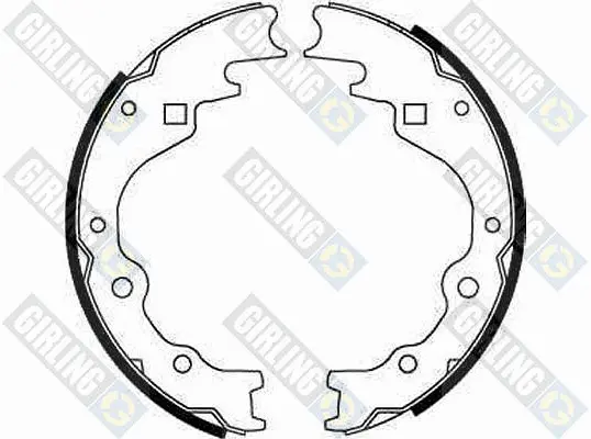 комплект спирачна челюст GIRLING             