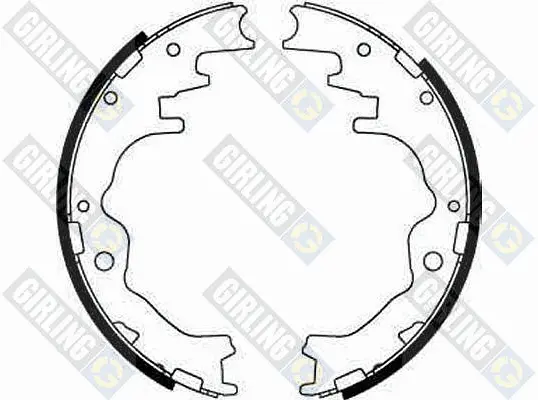 комплект спирачна челюст GIRLING             