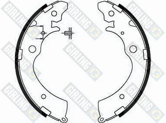 комплект спирачна челюст GIRLING             