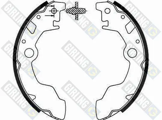 комплект спирачна челюст GIRLING             